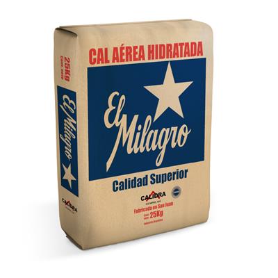 Cal Hidratada El Milagro X 25 Kg Cefas