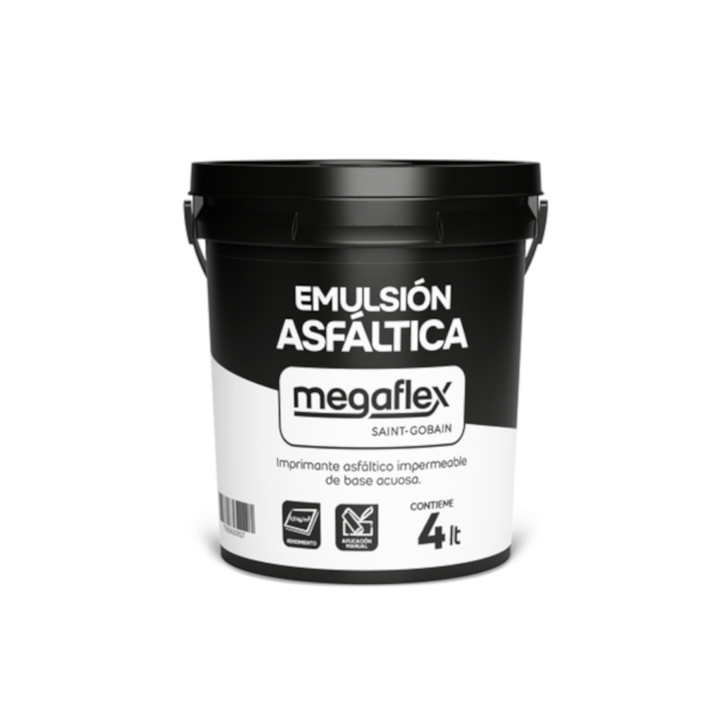 Emulsion Asfaltica Base Acuosa 4 Kg Megaflex