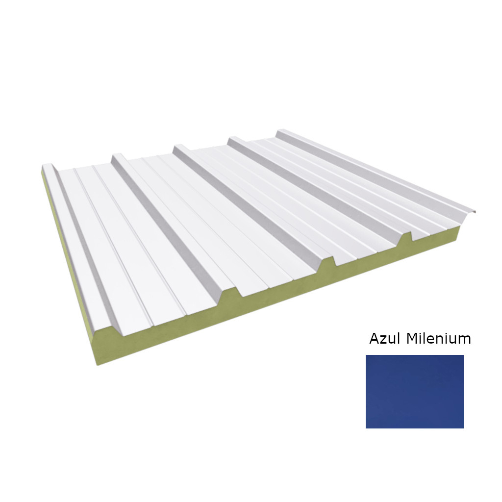 Chapa T101 Azul Mil. 25X1110 Foil Roof 10 Mm X 1 Mts, , large image number 0