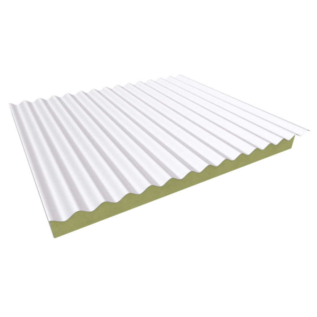 Chapa Canal Blanca 25X1086 Foil Roof 10 Mm X 1 Mts, , large image number 0