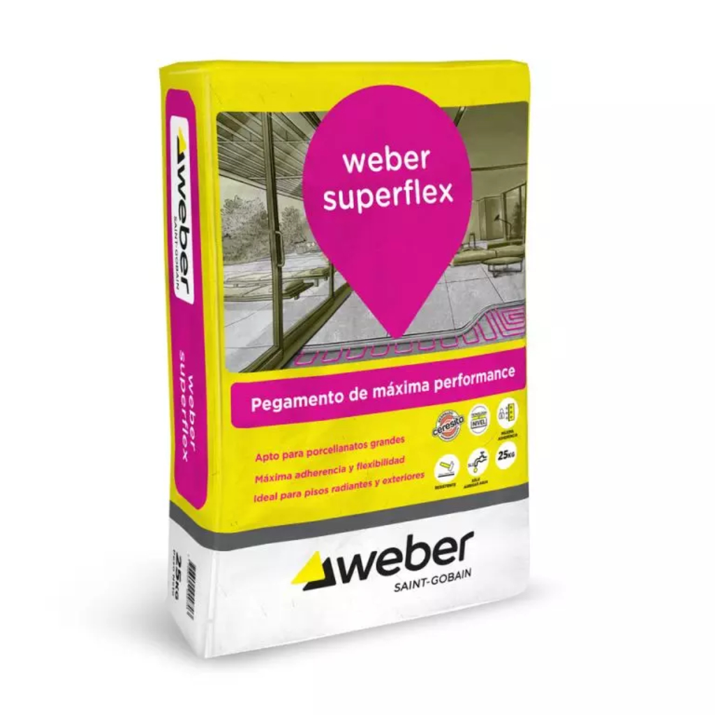 Adhesivo Weber Superflex 92-0151 25 Kg
