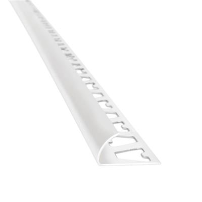 Guardacanto Arco De Pared De Aluminio Blanco Atrim 10 X 2,5 Cm 1563