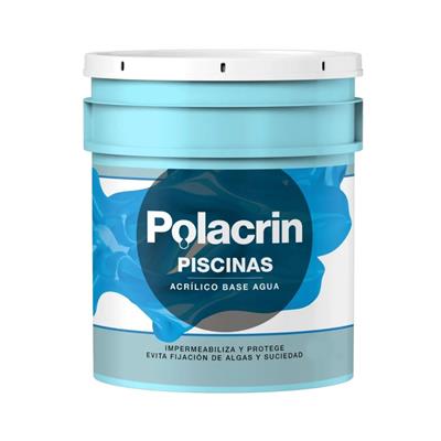Latex Polacrin Piscinas Celeste Mate 10 Litros 85039206