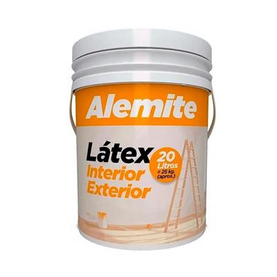 Alemite Latex Int-Ext Blanco 20 Lts Polacrin 81711037