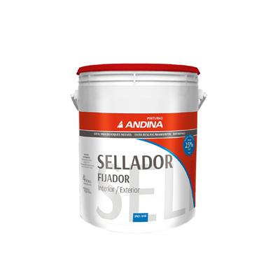 Sellador-Fijador Al Agua 4 Kg Andina S14